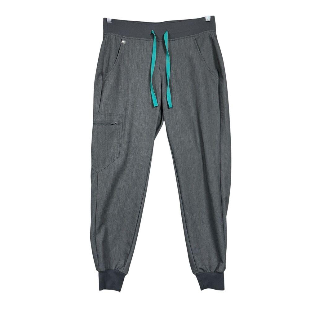 Figs Womens Zamora Jogger Scrub Pant Sz XS Petite Gray